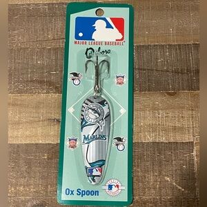 Florida Marlins Fishing Spoon. MLB 1998 Genuine Merchandise Oxboro Ox Spoon 5”.